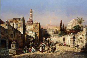 unknow artist Arab or Arabic people and life. Orientalism oil paintings  381 oil painting image